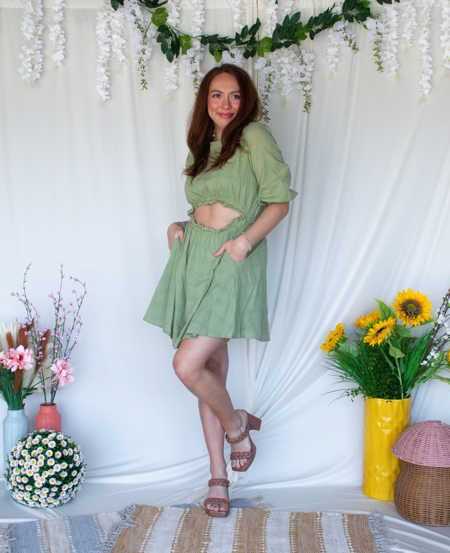 Sage Green Dress