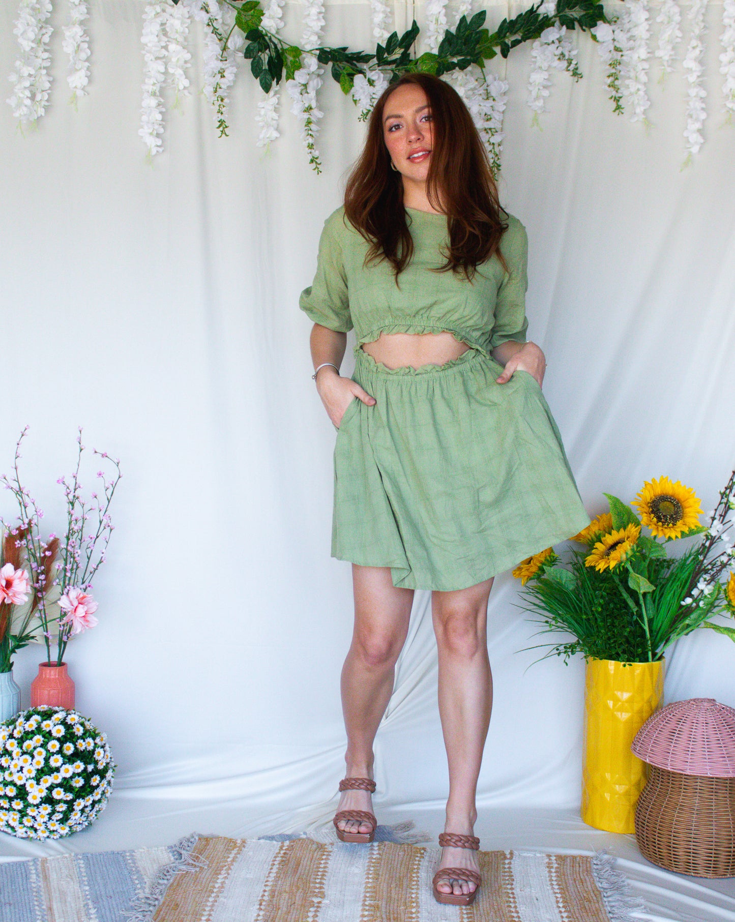 Sage Green Dress