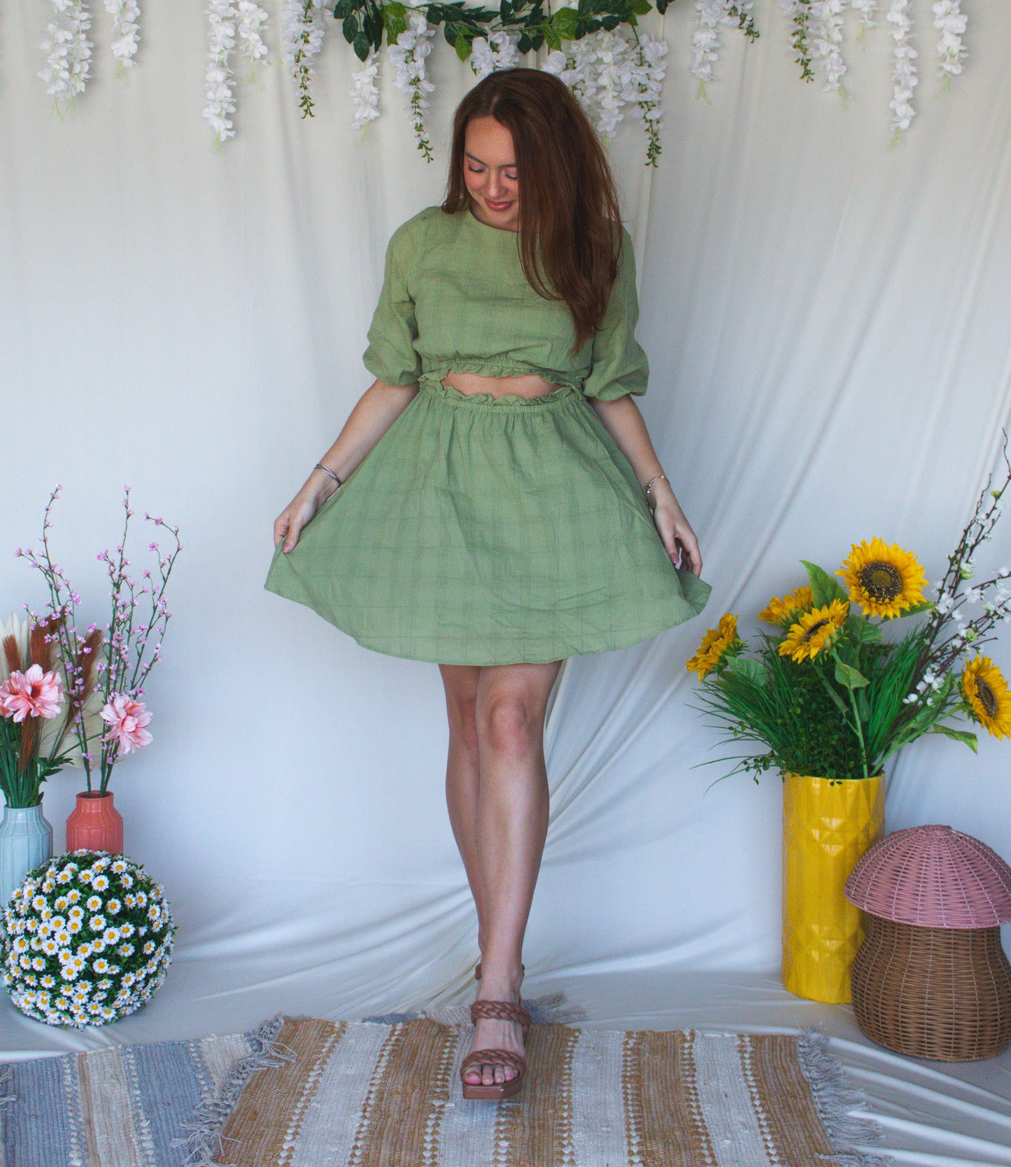 Sage Green Dress
