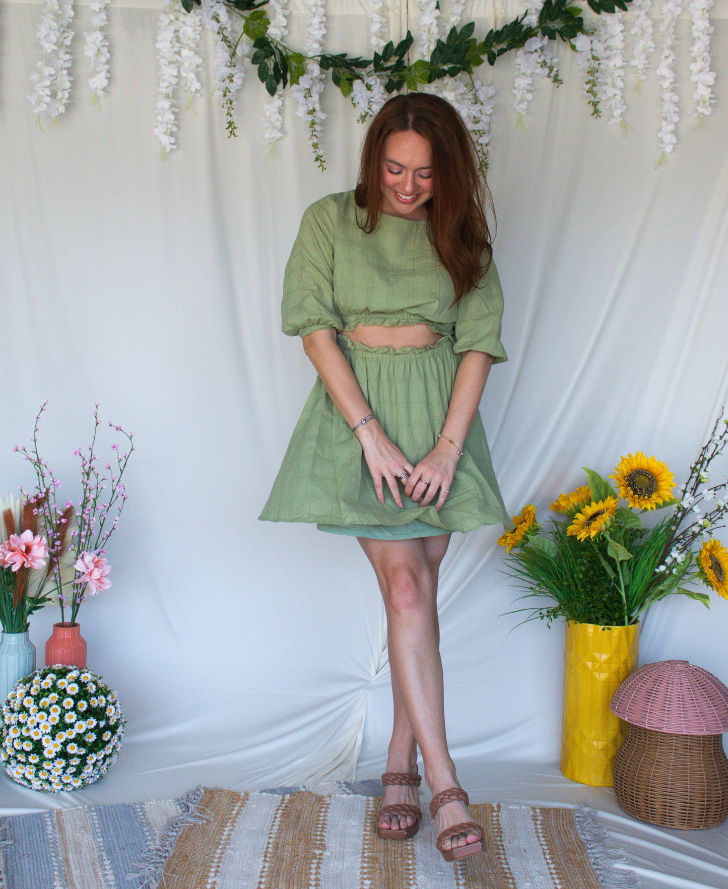 Sage Green Dress