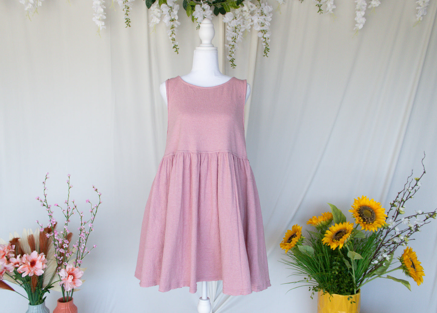 Pink Baby Doll Dress