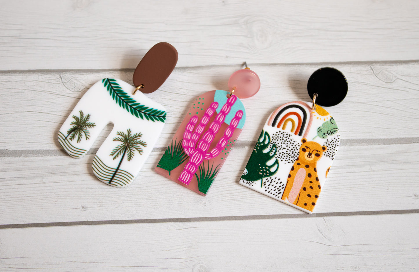 Palm Tree Earrings