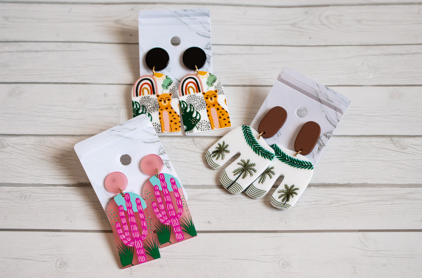 Palm Tree Earrings