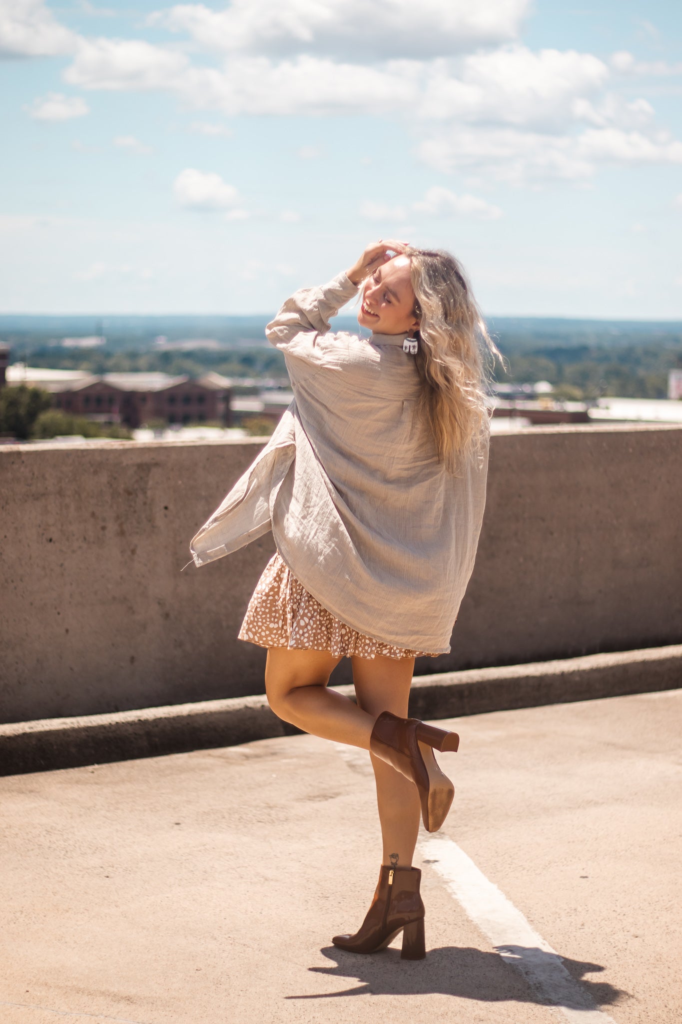 Beachy Button Down