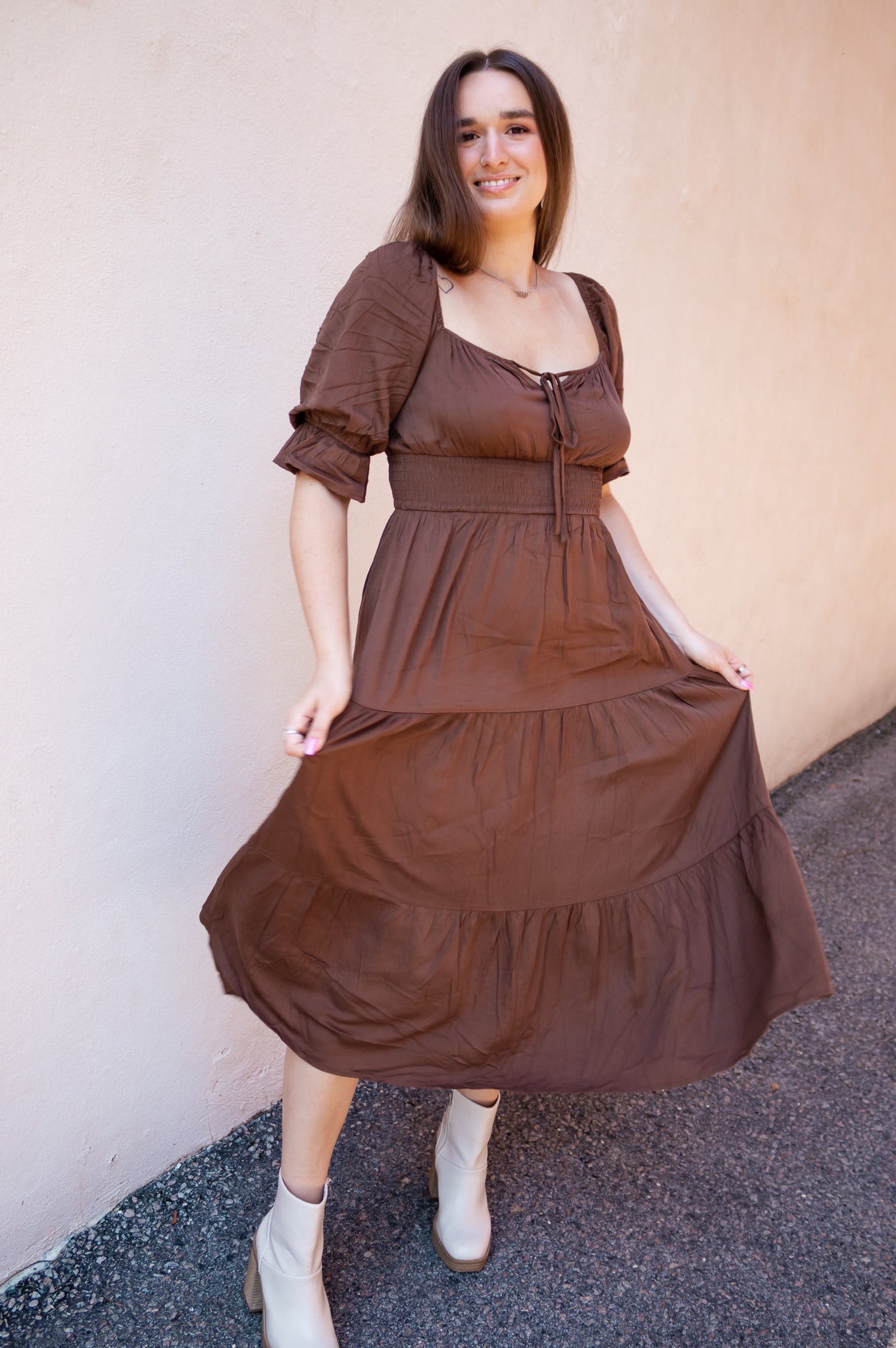 Brown Maxi Dress