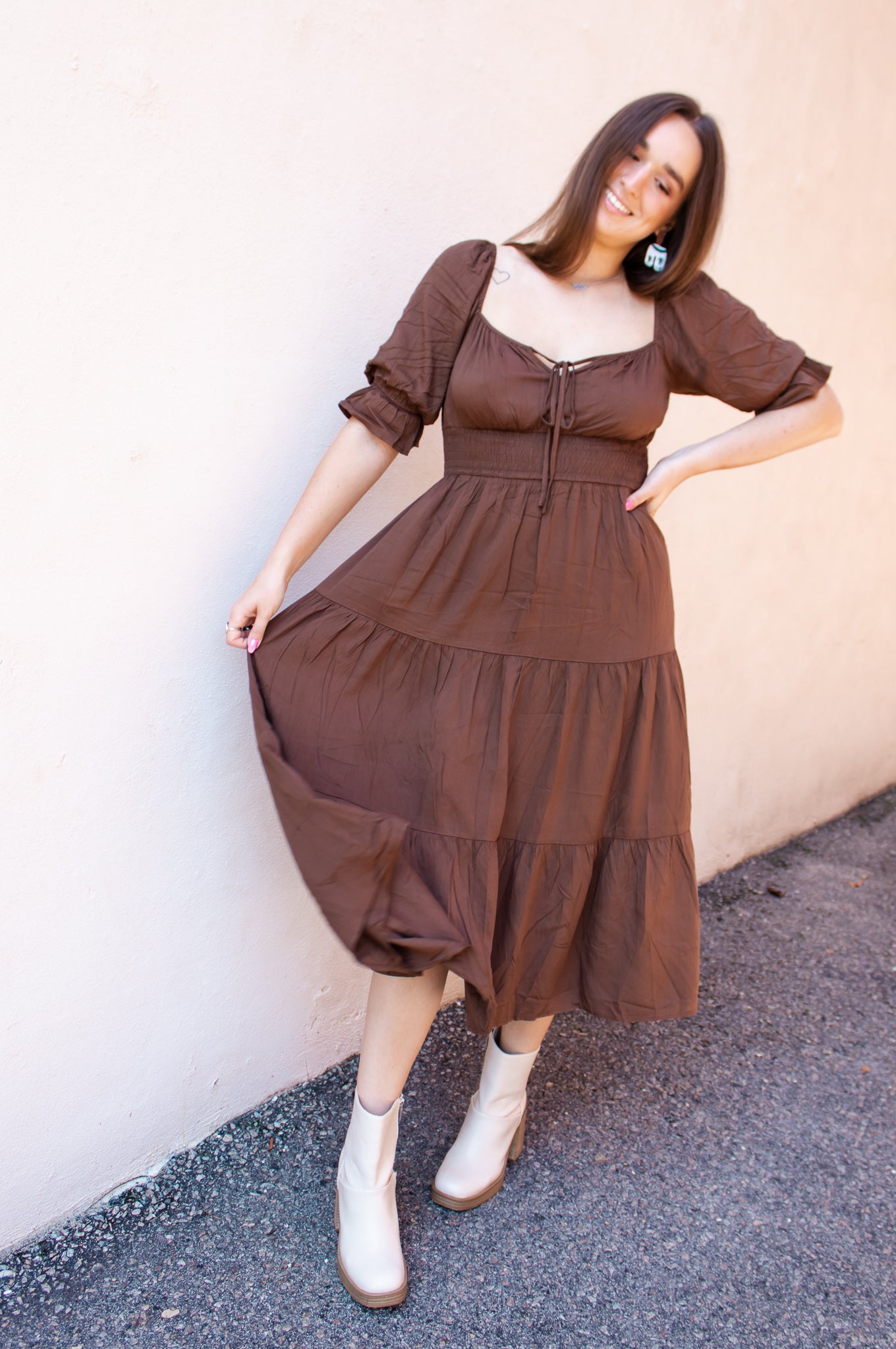 Brown Maxi Dress