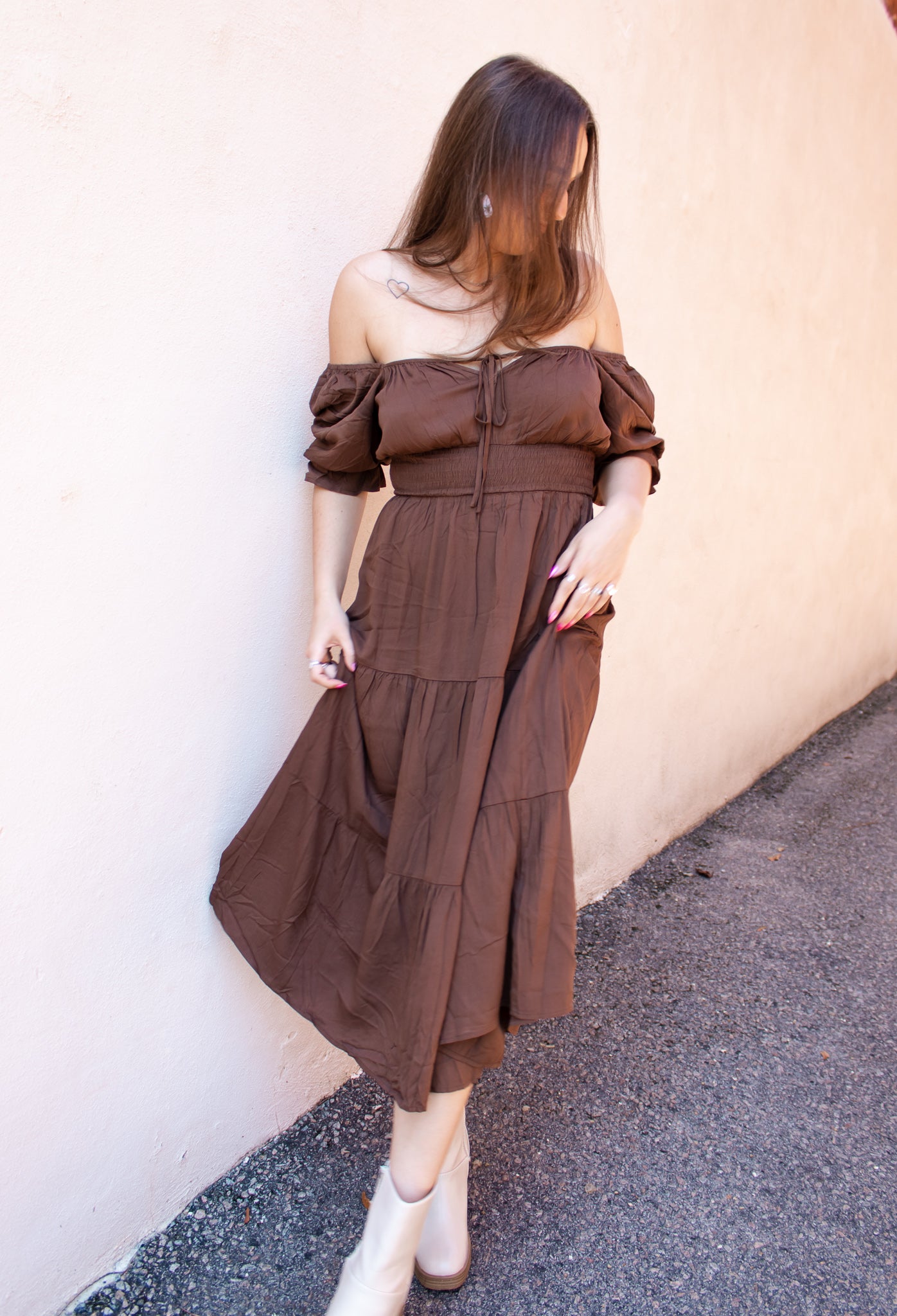 Brown Maxi Dress