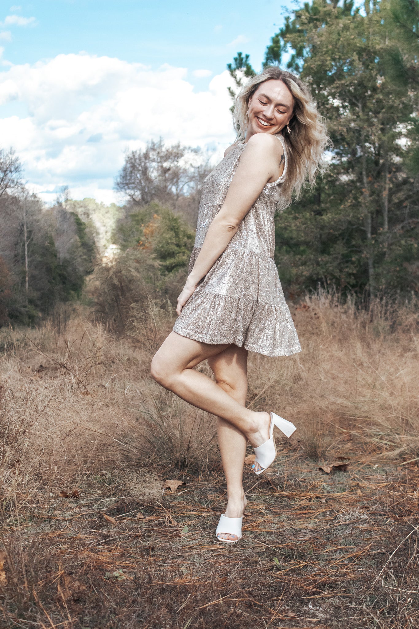 Champagne Toast Dress