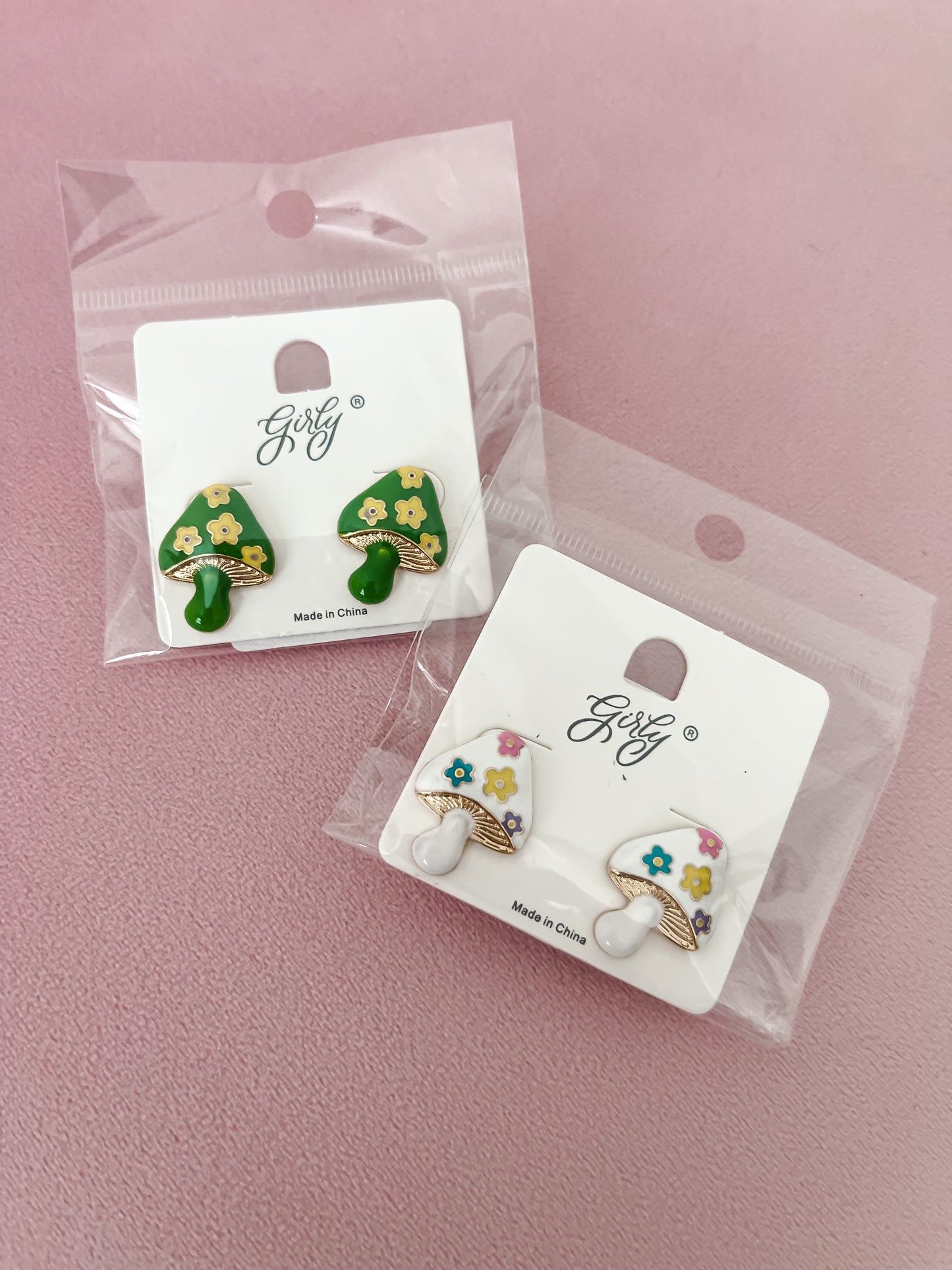 Mushroom Earrings