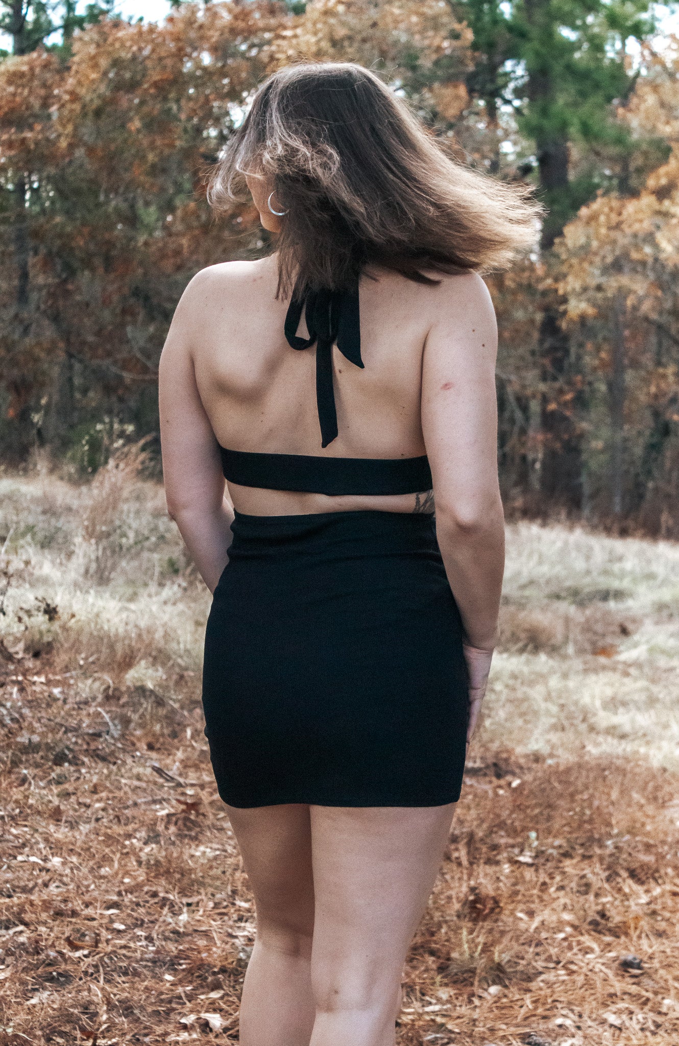 Black Halter Dress