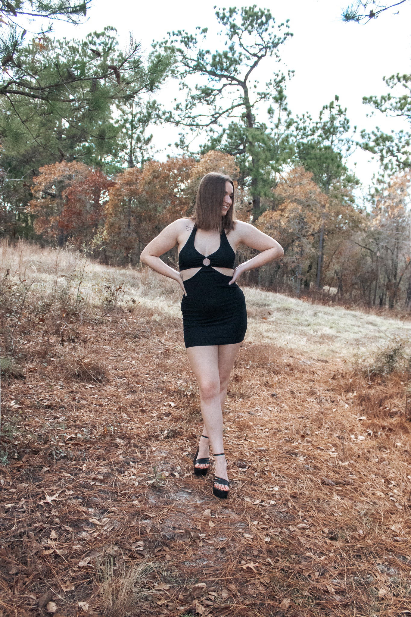 Black Halter Dress