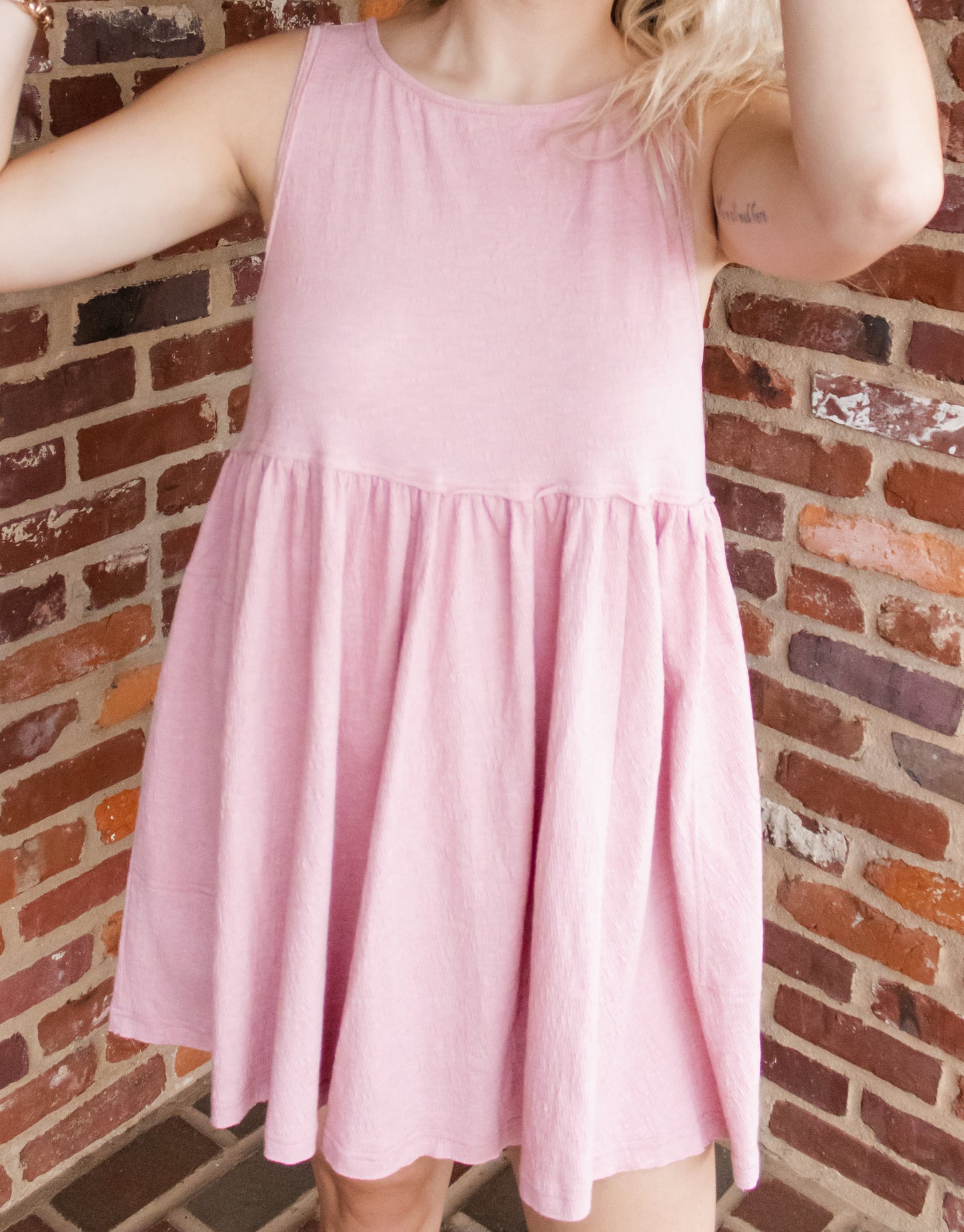 Pink Baby Doll Dress