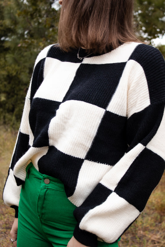 Checkered Sweater