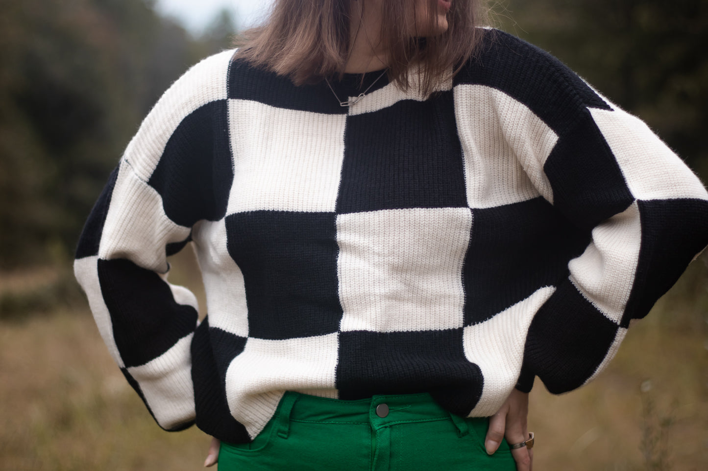 Checkered Sweater