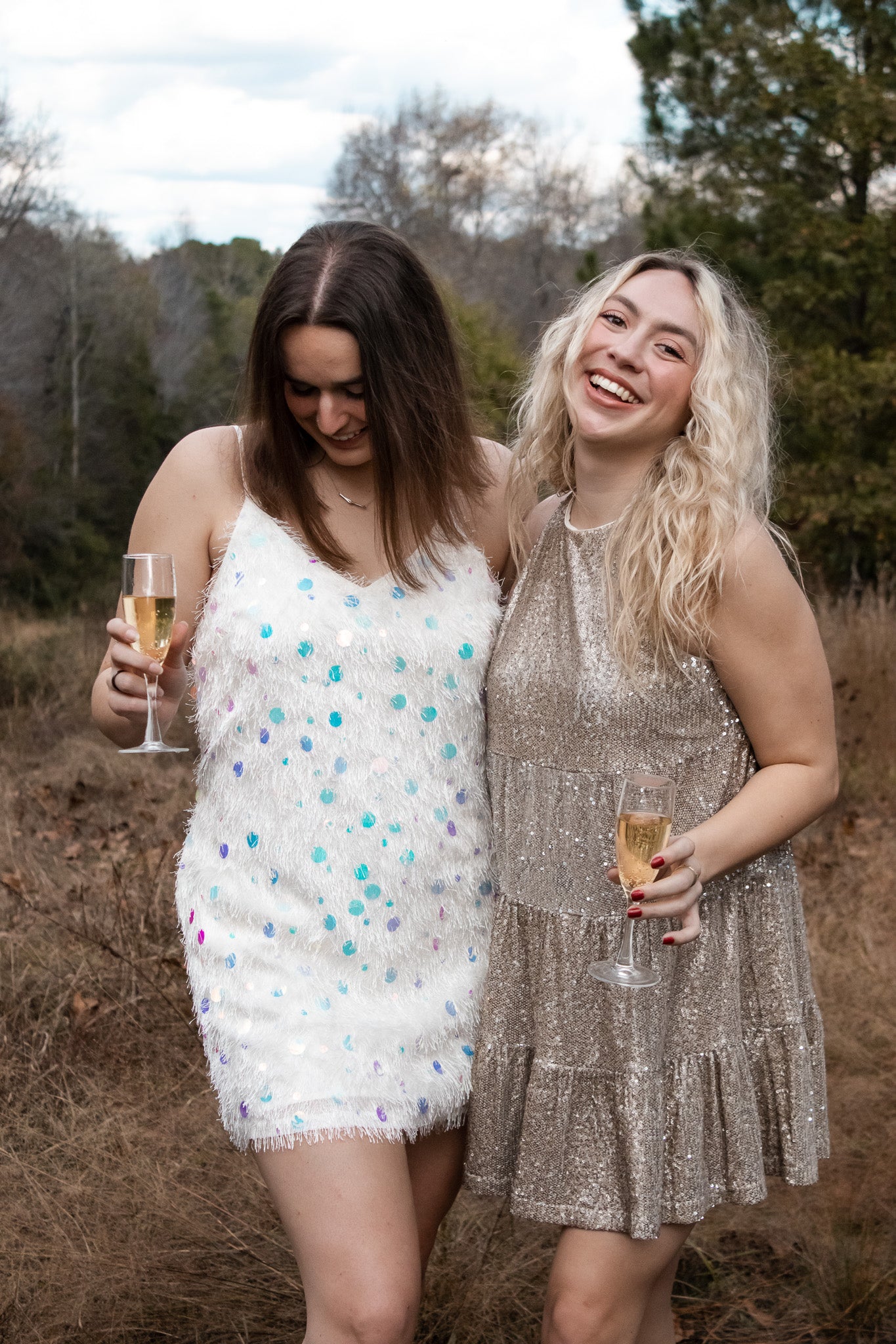 Champagne Toast Dress